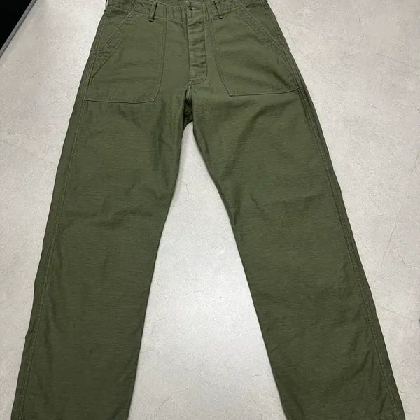 [BUNJANG] orslow Vintage Fit Fatigue Pants Dark Olive / 오어슬로우 빈티지핏 퍼티그 팬츠