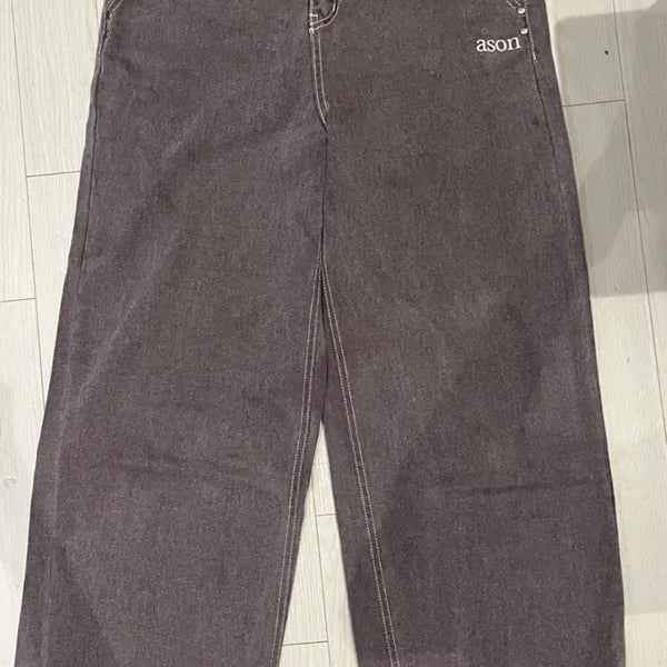 [BUNJANG] AZON Wide Smog Pants Pink / 애즈온 와이드 스모그 팬츠 핑크