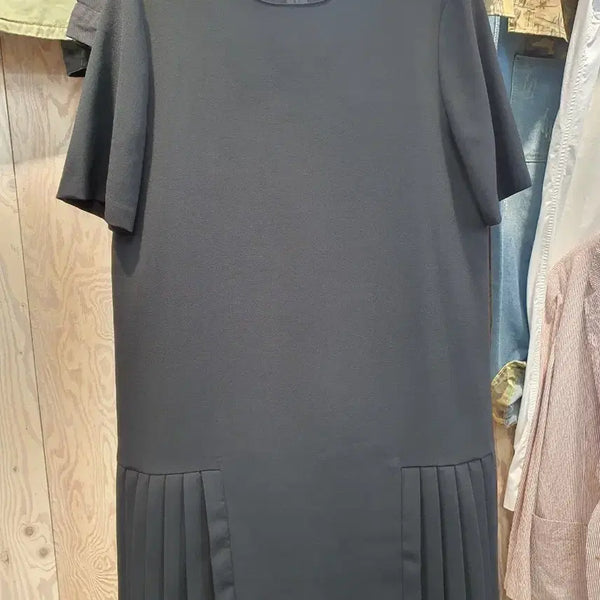 [BUNJANG] ZARA Pleated Detail Mini Dress Black / (상태최상) ZARA 자라 플리츠 포인트 미니 원피스 (S/블랙)