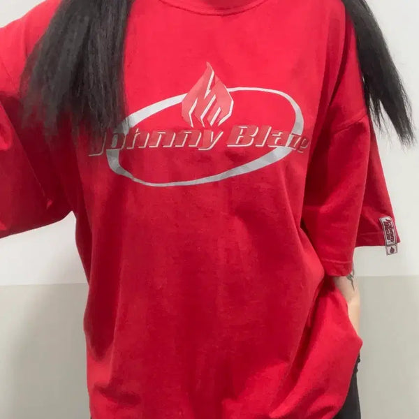 [BUNJANG] Johnny Blaze Old School Short Sleeve T-Shirt XXL / Johnny Blaze 조니 블레이즈 올드스쿨 반팔티셔츠