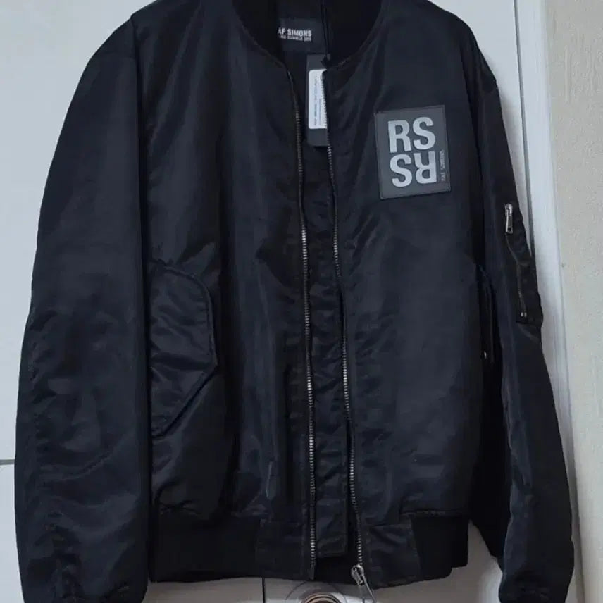 [BUNJANG] Raf Simons 23ss Leather Patch Bomber Jacket / 라프시몬스 23ss 레더패치 봄버 자켓