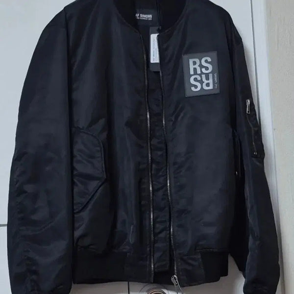 [BUNJANG] Raf Simons 23ss Leather Patch Bomber Jacket / 라프시몬스 23ss 레더패치 봄버 자켓