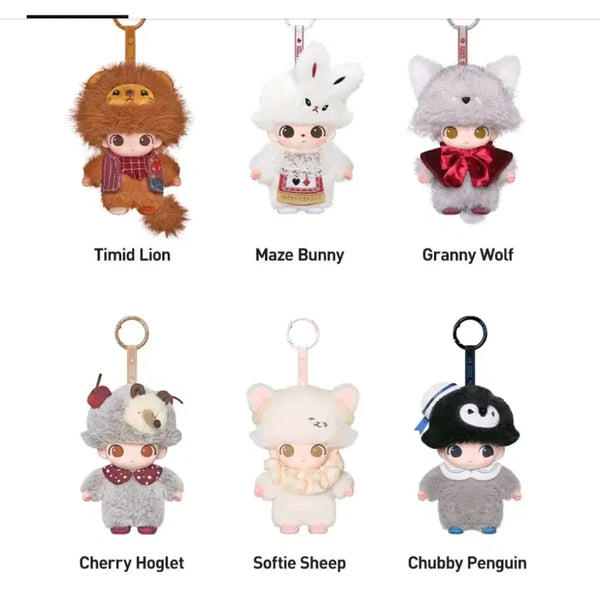 [BUNJANG] Pop Mart DIMOO Secret Theater Series Blind Box Plush Keyring / 5번(현물) (1-6번) 팝마트 디무 비밀 연극단 시리즈 인형 키링