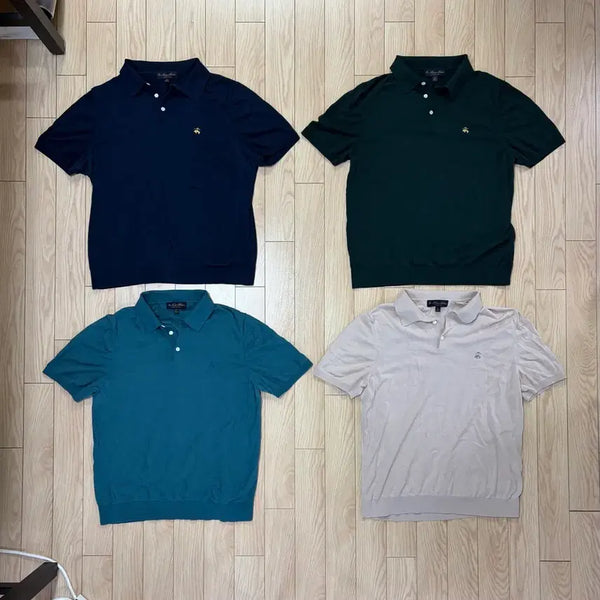 [BUNJANG] Brooks Brothers Cotton-Silk Knit Polo Short Sleeve XL / 브룩스브라더스 코튼실크 니트 폴로 반팔 XL 신품급