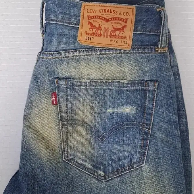 [BUNJANG] Levi's 511 Distressed Denim Pants / (30) 리바이스511 디스트로이드 데님팬츠 30