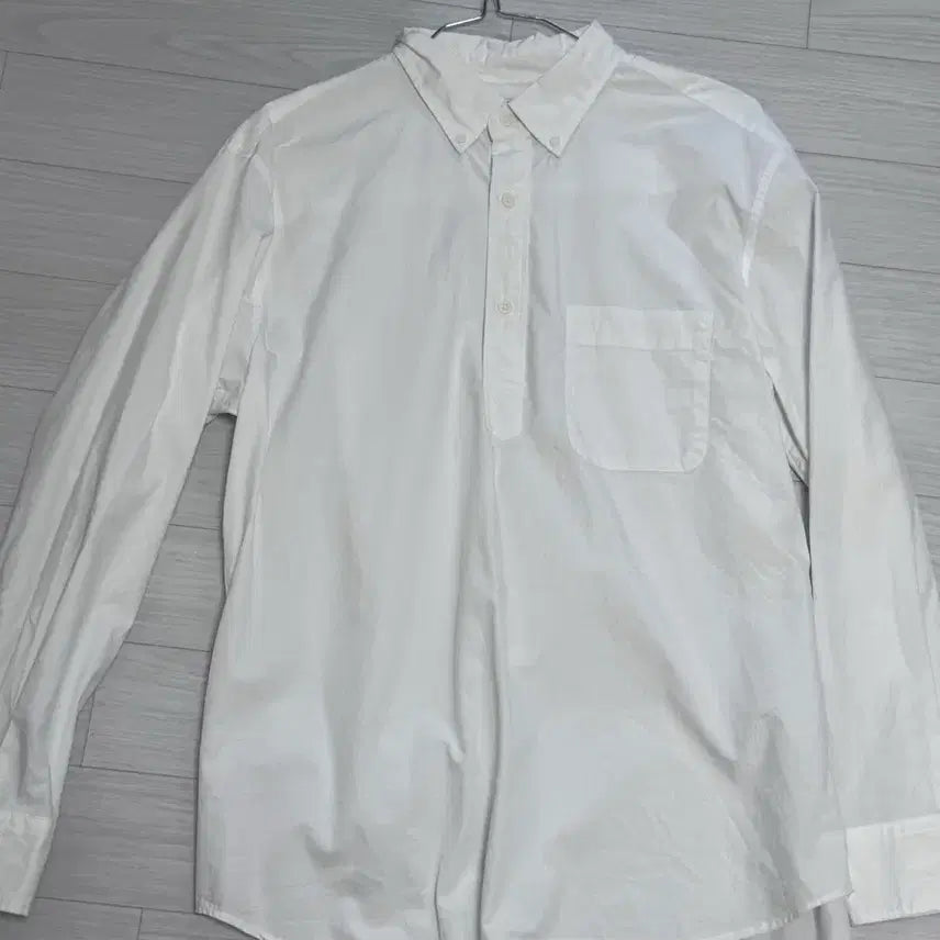 [BUNJANG] Uniqlo Henry Neck Shirt M / 유니클로 헨리넥 셔츠 m