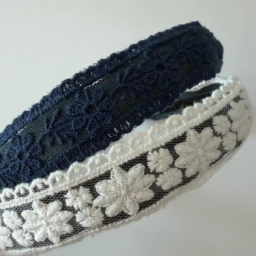 [BUNJANG] Lace Headband Set / 레이스 머리띠 세트