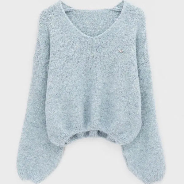 [BUNJANG] V-Neck Wool Knit / 브이넥 울 니트