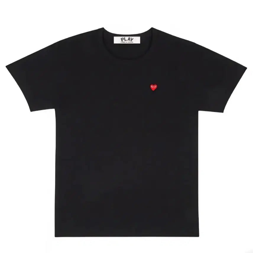 [BUNJANG] Comme des Garçons Mini Red Badge Short Sleeve T-shirt / 무료배송)꼼데가르송 미니 레드와펜 반팔티셔츠
