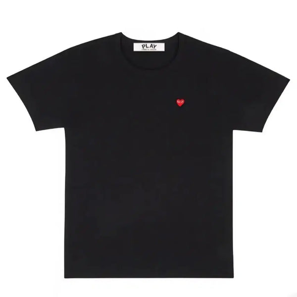 [BUNJANG] Comme des Garçons Mini Red Badge Short Sleeve T-shirt / 무료배송)꼼데가르송 미니 레드와펜 반팔티셔츠