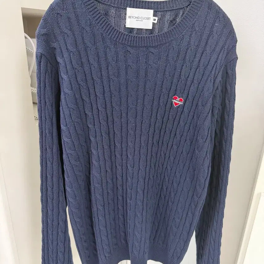 [BUNJANG] Beyond Closet Romantic Cable Knit M / 비욘드클로젯 노맨틱 케이블 니트 M