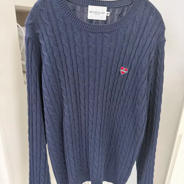 [BUNJANG] Beyond Closet Romantic Cable Knit M / 비욘드클로젯 노맨틱 케이블 니트 M