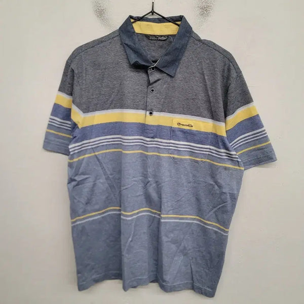 [BUNJANG] Crocodile Short-Sleeve Polo T-Shirt (Size 100/L) / [100/L] 크로커다일 반팔 카라티 티셔츠