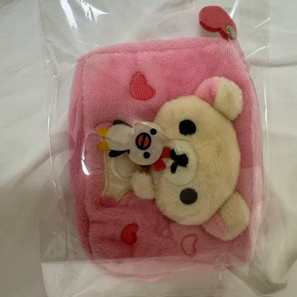 [BUNJANG] Rilakkuma Korilakkuma Face Pouch / 고전 코리락쿠마 파우치