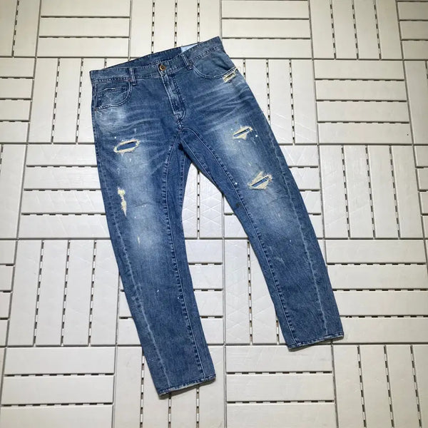 [BUNJANG] Buckaroo Patch Biker Jeans / [33]버커루 패치 바이커 청바지 0542