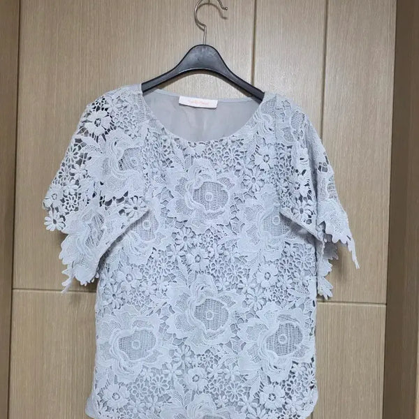 [BUNJANG] See by Chloé Lace Short Sleeve Blouse / 씨바이끌로에 레이스 반팔 블라우스