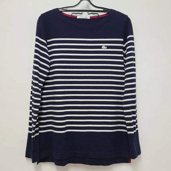 [BUNJANG] Lacoste Striped Cotton T-Shirt / 라코스테 티셔츠 55