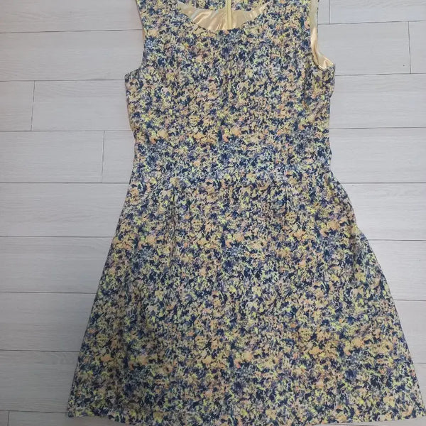 [BUNJANG] NICE CLAUP Pattern Sleeveless A-Line Dress / 나이스클랍 패턴 민소매 원피스 55 여름원피스