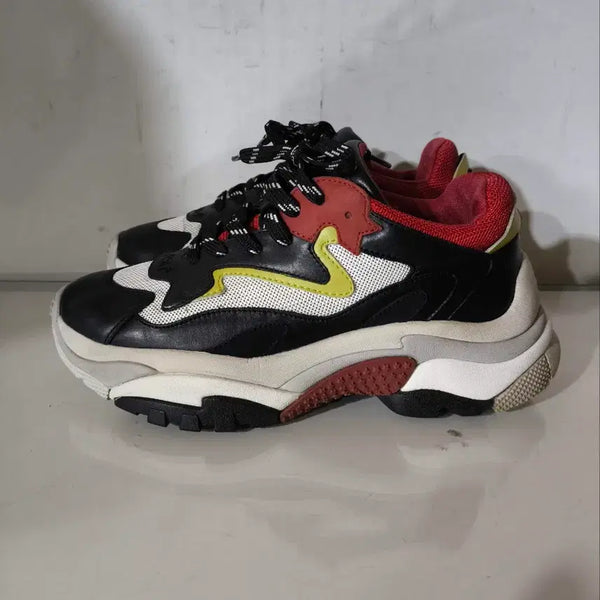[BUNJANG] Ashworth Addict Suede Leather Sneakers / 39 255mm 아쉬 어딕트 어글리 소가죽 운동화