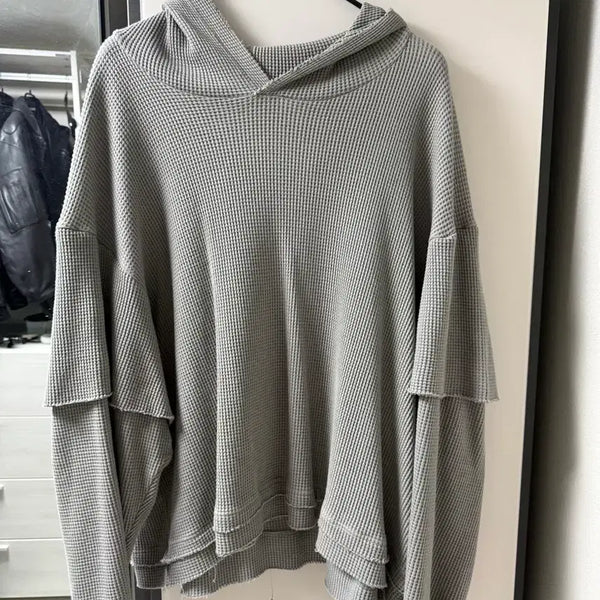 [BUNJANG] RBU Knit Hoodie / rbu 니트 후드