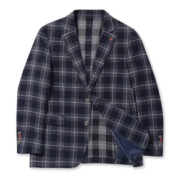 [BUNJANG] Kolon Brentwood Men's Italian Fabric Check Combi Jacket / (새상품) 코오롱 브렌.우드 정품 남성 이탈리아원단 체크 콤비 자켓