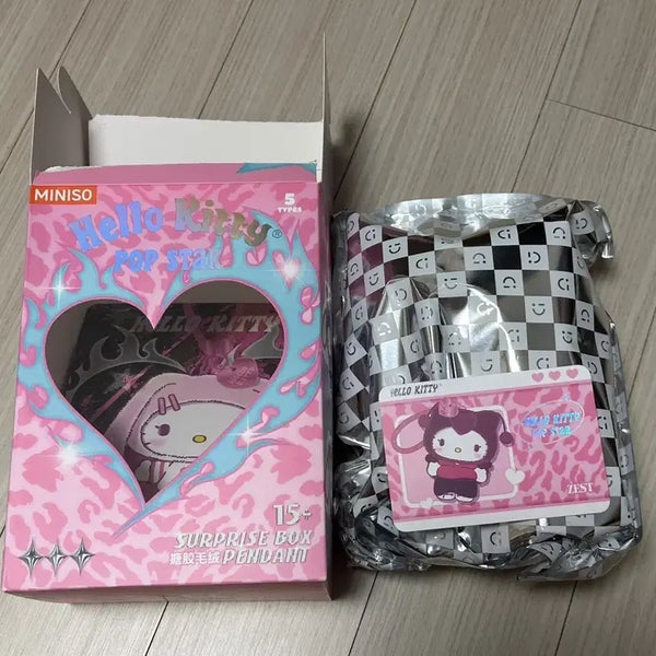 [BUNJANG] Miniso Hello Kitty Pop Star Kibubu Keyring / 미니소 헬로키티 팝스타 키부부 키링