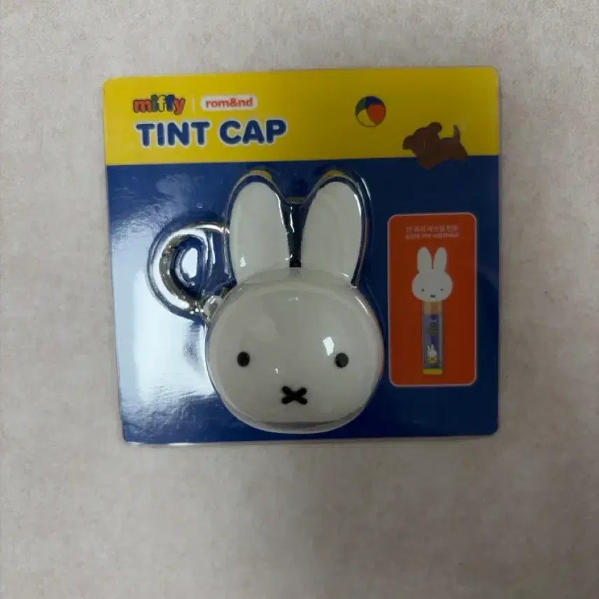 [BUNJANG] Rom&nd x Miffy Tint Cap Keyring / 롬앤 미피 틴트캡 키링