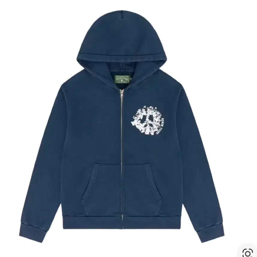 [BUNJANG] Denim Tears Navy Hoodie / 데님 티어스 후드 네이비
