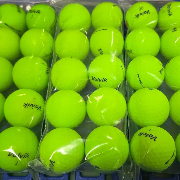 [BUNJANG] Volvik Matte Color Golf Balls - Green (A+ Grade) - 30 pcs / 볼빅 무광컬러 연두색(A+급)30개