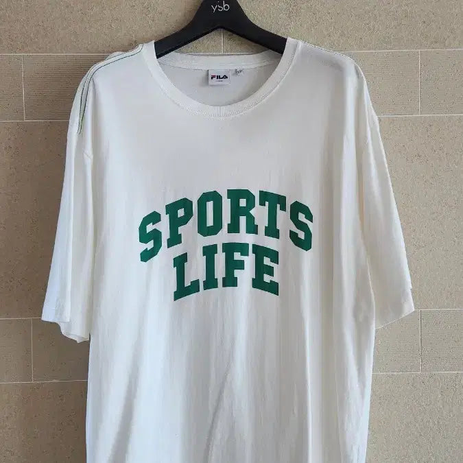 [BUNJANG] Fila Men's Short-Sleeve T-Shirt (L) / 휠라 남성 반팔티 L ㅡ새상품