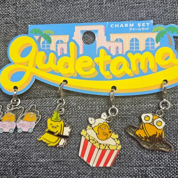 [BUNJANG] Gudetama Charm Set Keyring Set (Japan Exclusive) / (일본정품) 구데타마 참 세트 키링세트