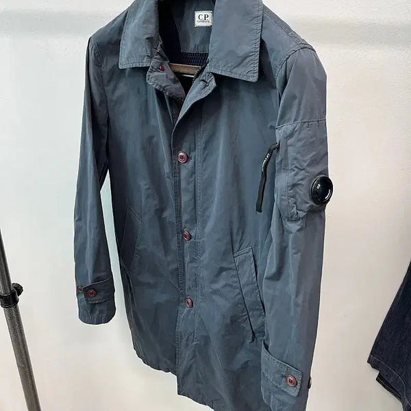 [BUNJANG] CP Company Lens Goggle Field Jacket Gray Garment Dyed / 95) CP컴퍼니 렌즈 야상코트