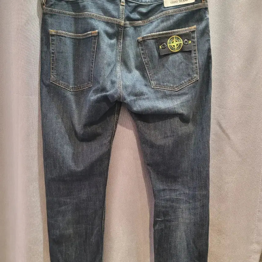 [BUNJANG] Stone Island Patch Jeans (Size 34) / 스톤아일랜드 와펜 청바지(34)
