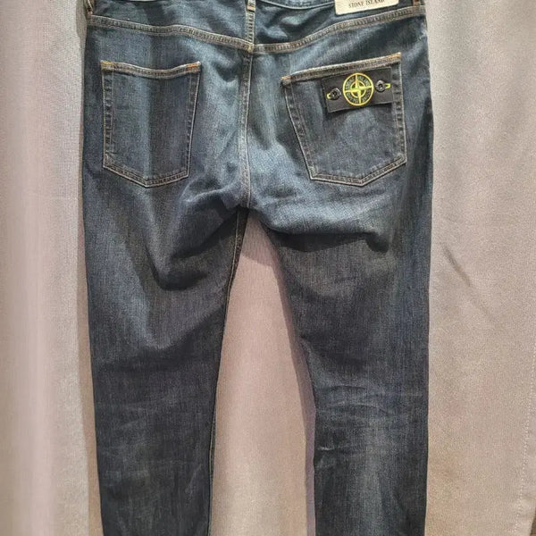 [BUNJANG] Stone Island Patch Jeans (Size 34) / 스톤아일랜드 와펜 청바지(34)