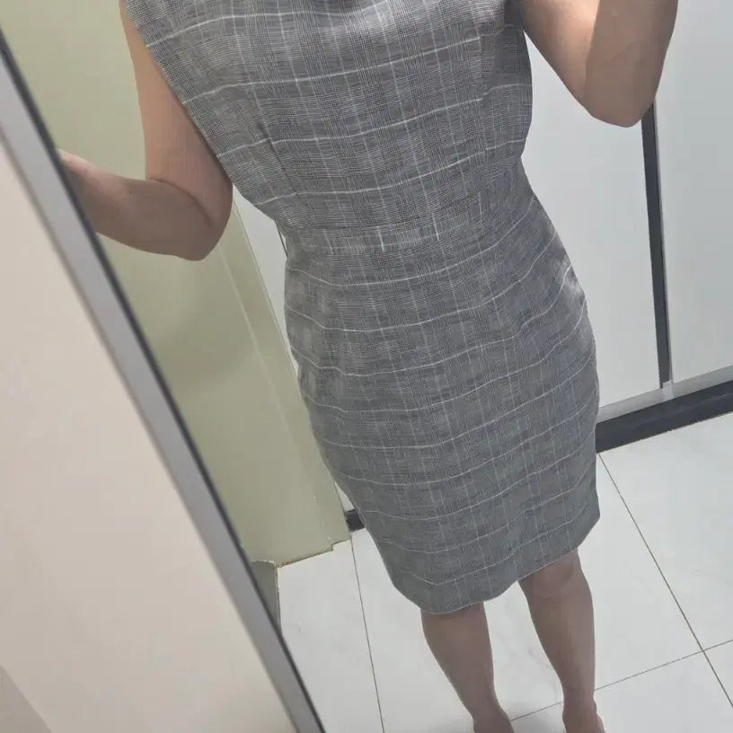 [BUNJANG] Checkered Dress Size M / 체크원피스