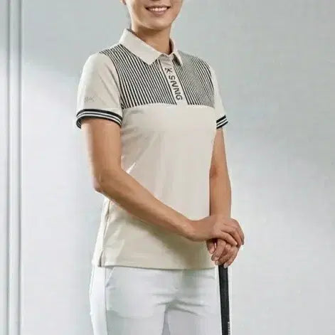 [BUNJANG] JDX Functional Short-Sleeve Polo T-Shirt Women's 95 / [95]JDX 기능성 반팔 카라티