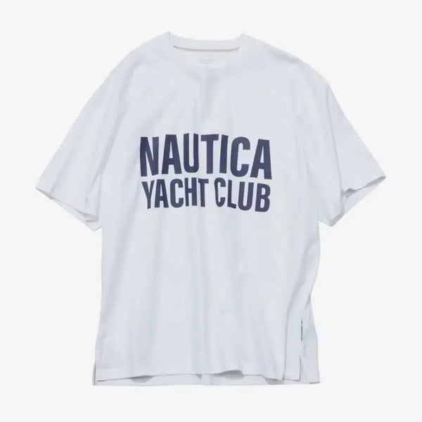 [BUNJANG] Nautica Yacht Club Printing Short Sleeve T-Shirt White / [S] 노티카 요트클럽 프린팅 반팔 티셔츠