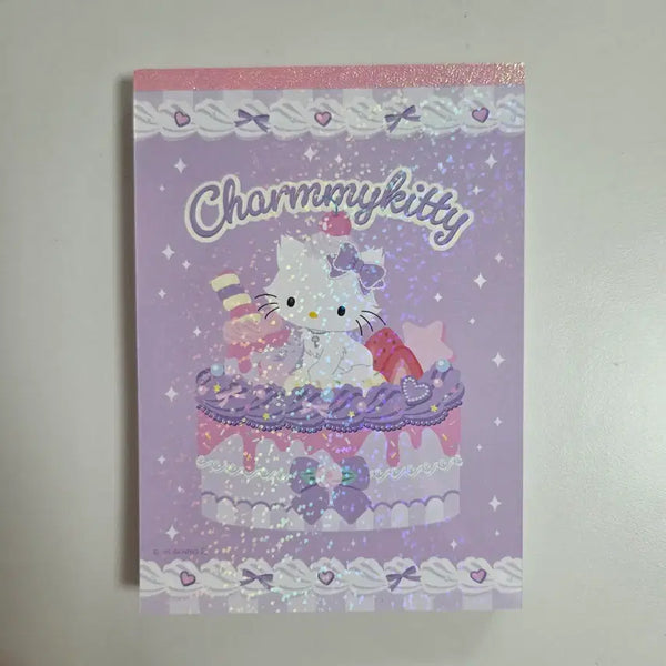 [BUNJANG] Charmmy Kitty Y2K Whipping Memo Pad Set / 챠미키티 y2k 휘핑 메모지 떡메