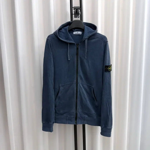 [BUNJANG] Stone Island Washed Hooded Zip-Up XL / [XL] 스톤아일랜드 워싱 후드집업