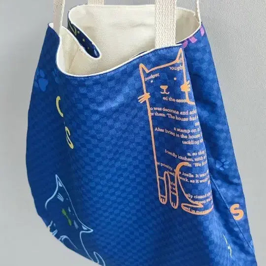 [BUNJANG] Cats Double-Sided Eco Bag / CATS 양면에코백