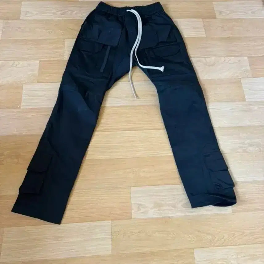 [BUNJANG] Under My Car Cargo Pants Black Cotton / 언더마이카 바지/Tkpt1-00