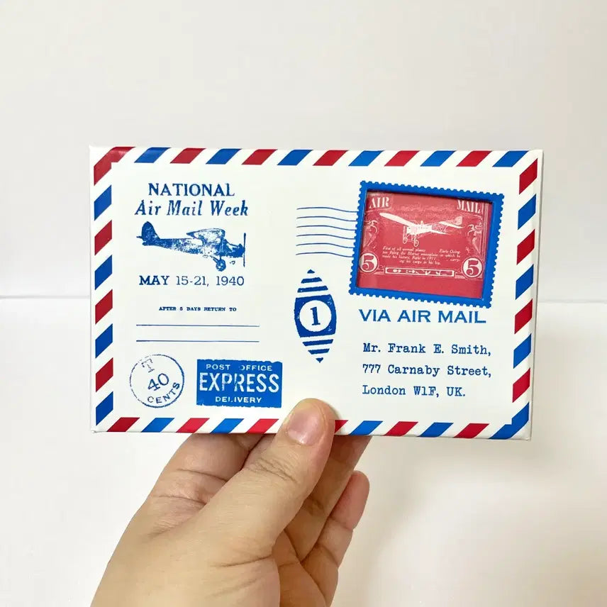 [BUNJANG] MARKS Airmail Photo Album Vintage Design / 일본 빈티지 디자인문구 MARKS 에어메일 앨범 (새상품)