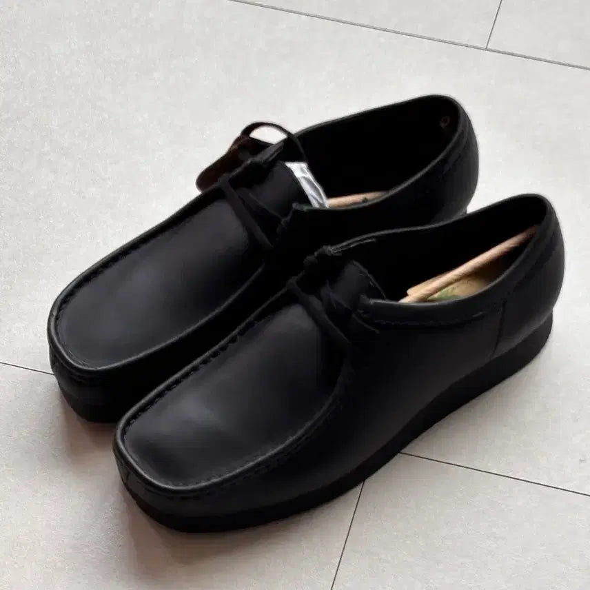 [BUNJANG] Clarks Wallabee EVO WP Waterproof Black Leather UK9 / 정가28/새상품) 클락스 왈라비 EVO 워터프루프 블랙 레더 UK9