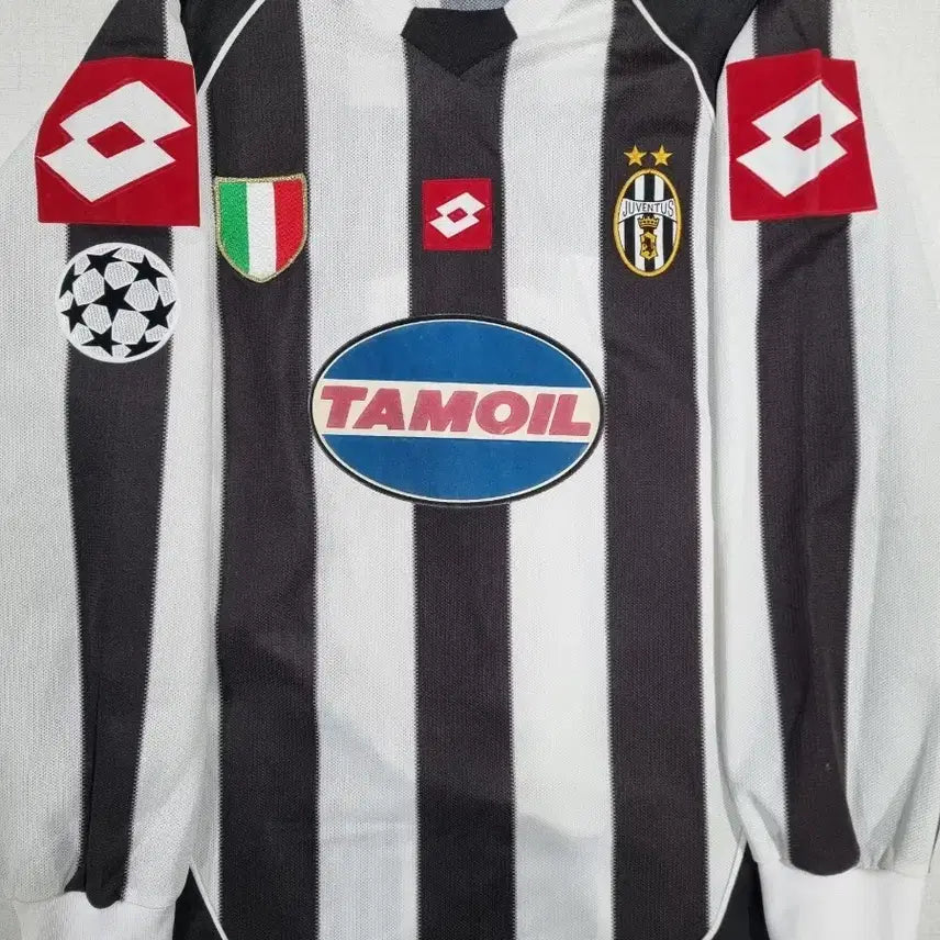 [BUNJANG] OldRepl 02/03 Juventus Home Long Sleeve Del Piero Champions League Version L / 올드레플 / 02 03 유벤투스 홈 / 델피에로 / 긴팔 / 챔스ver