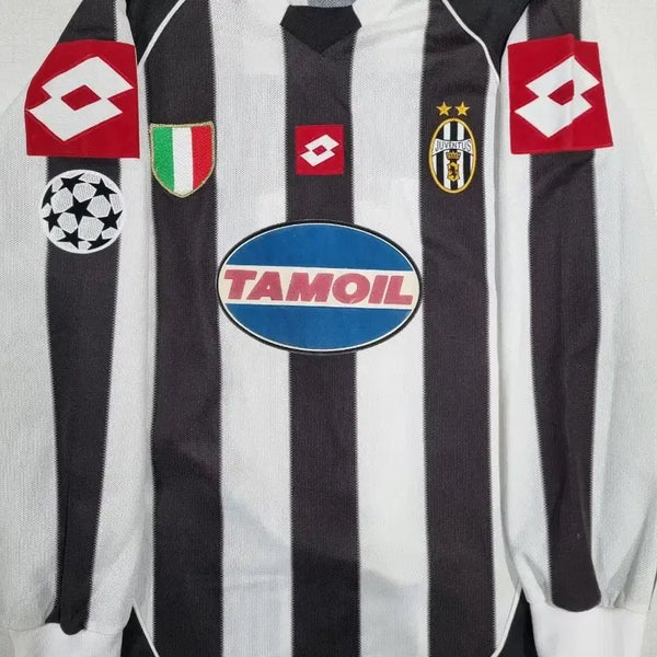[BUNJANG] OldRepl 02/03 Juventus Home Long Sleeve Del Piero Champions League Version L / 올드레플 / 02 03 유벤투스 홈 / 델피에로 / 긴팔 / 챔스ver