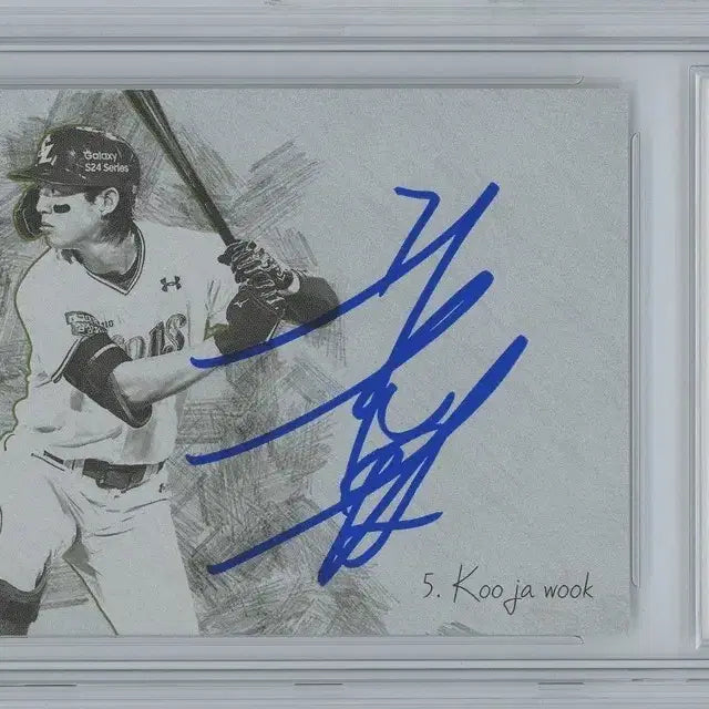 [BUNJANG] 2024 SCC Gu Ja-wook Signed On-Card Autograph Baseball Card (BRG Graded Mint Auto 9) / [긴급할인] 24 SCC 구자욱 친필 온오토 BRG