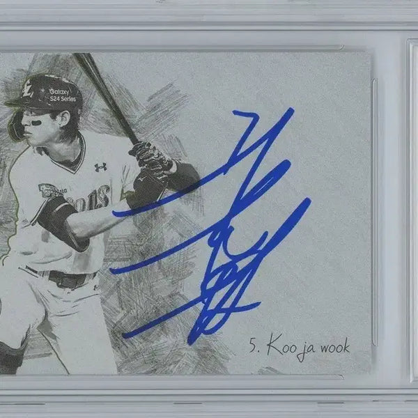 [BUNJANG] 2024 SCC Gu Ja-wook Signed On-Card Autograph Baseball Card (BRG Graded Mint Auto 9) / [긴급할인] 24 SCC 구자욱 친필 온오토 BRG