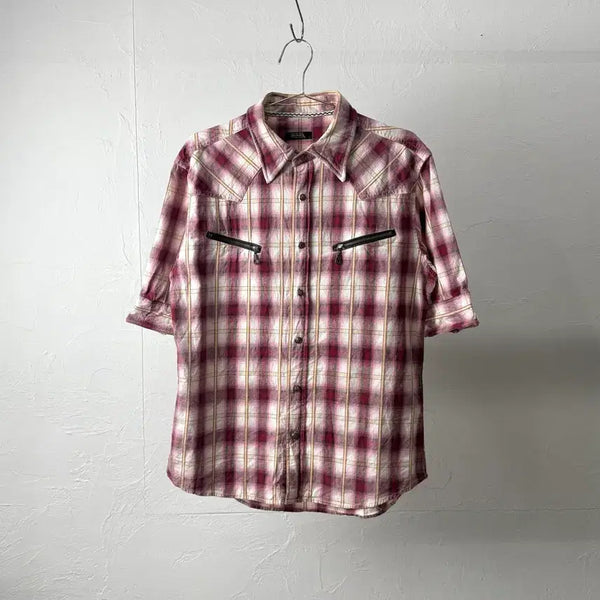 [BUNJANG] The Dutch Eagle Check Shirt / 본 더치 이글 체크 셔츠