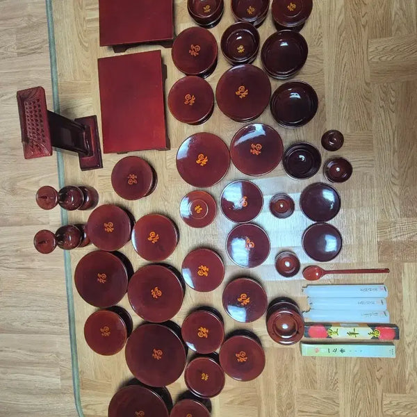 [BUNJANG] Wooden Jegi Set Full Set / 제기 세트 풀세트 (나무 제기)