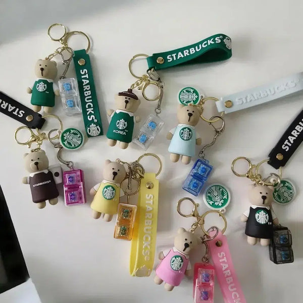 [BUNJANG] Starbucks Keyring & LED Keycap Set / 스타벅스키링과LED2구키캡